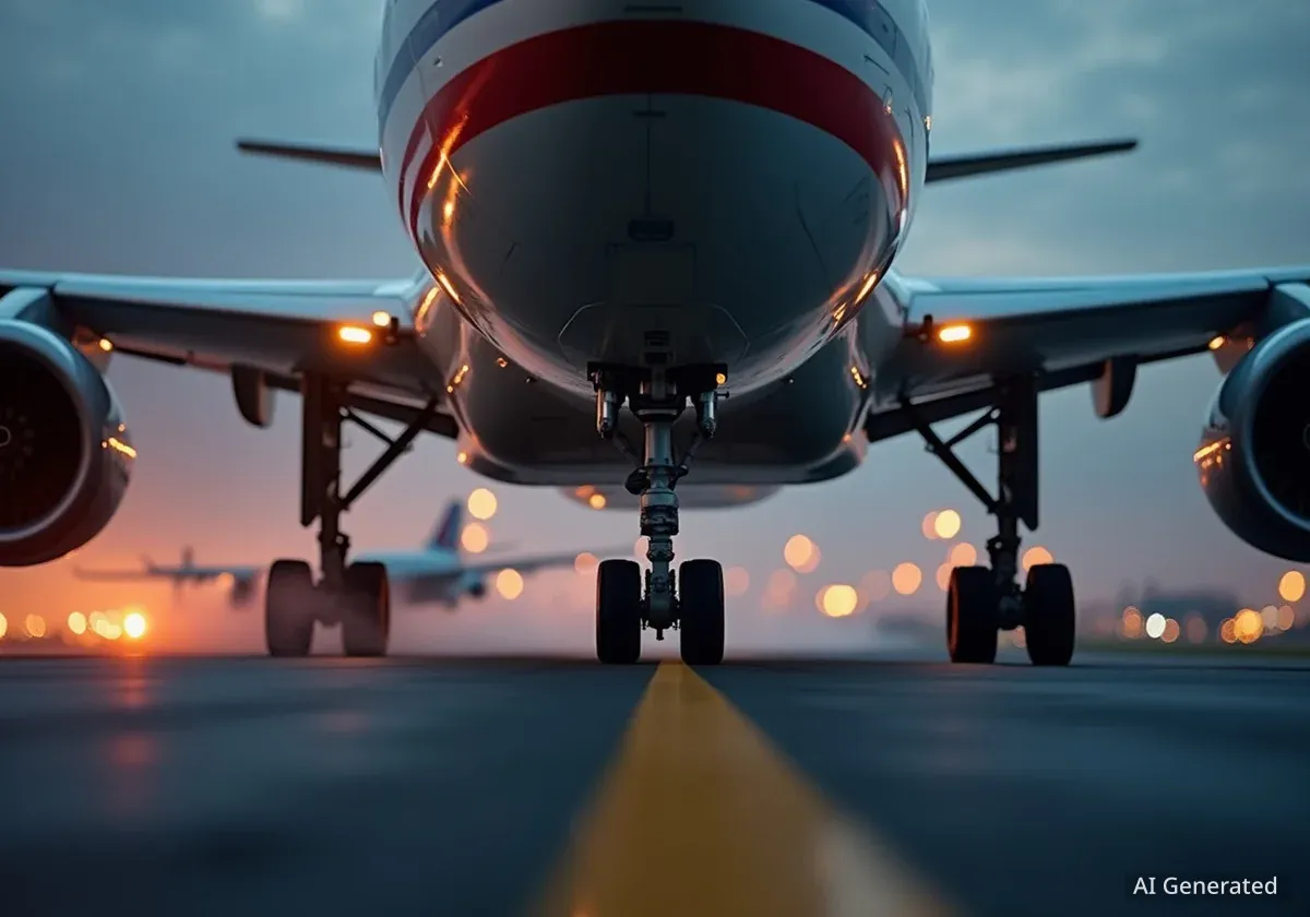 American Airlines Pilot Stops Takeoff After Runway Incursion