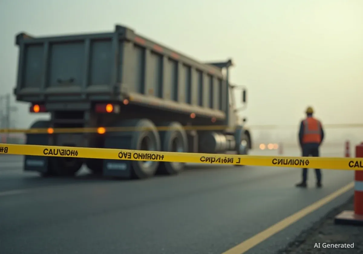 Contractor Killed by Dump Truck in Maple Grove