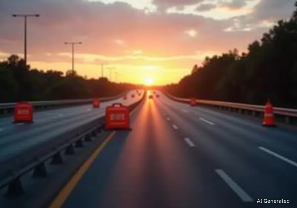 I-80 Westbound Faces 55-Hour Closure in Sacramento Area
