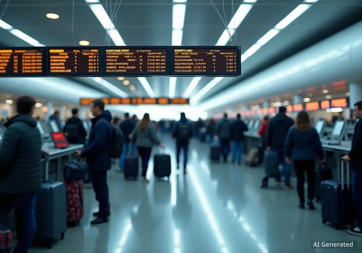 US Flight Cancellations Disrupt Thousands of Travelers