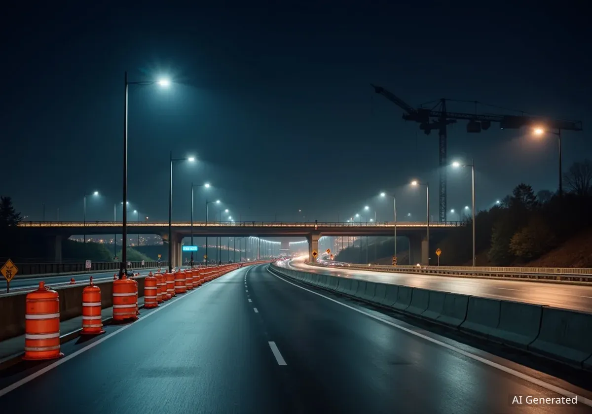 I-476 Northbound Detour for Bridge Replacement Project