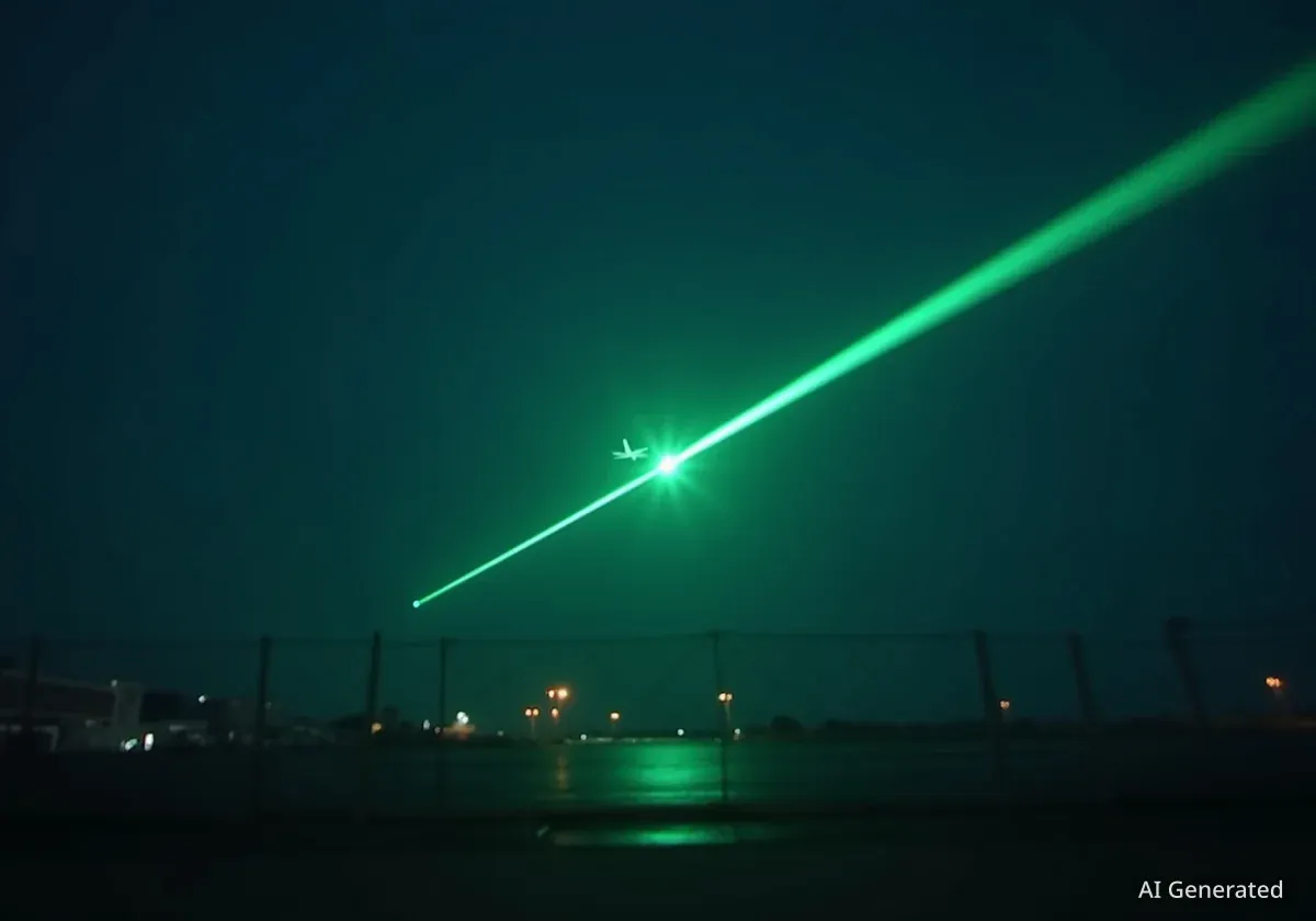 Green Lasers Target Aircraft Near Boston Logan Airport