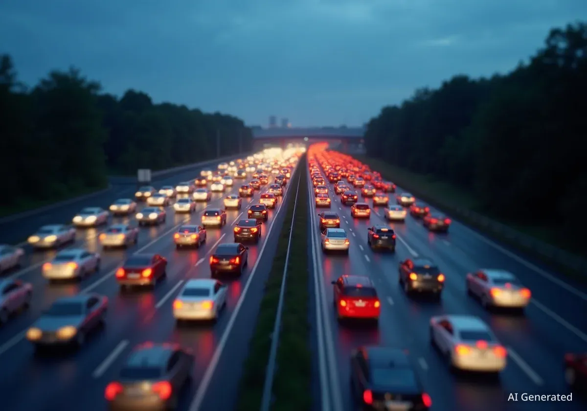 I-40 Westbound Lanes Closed in Albuquerque