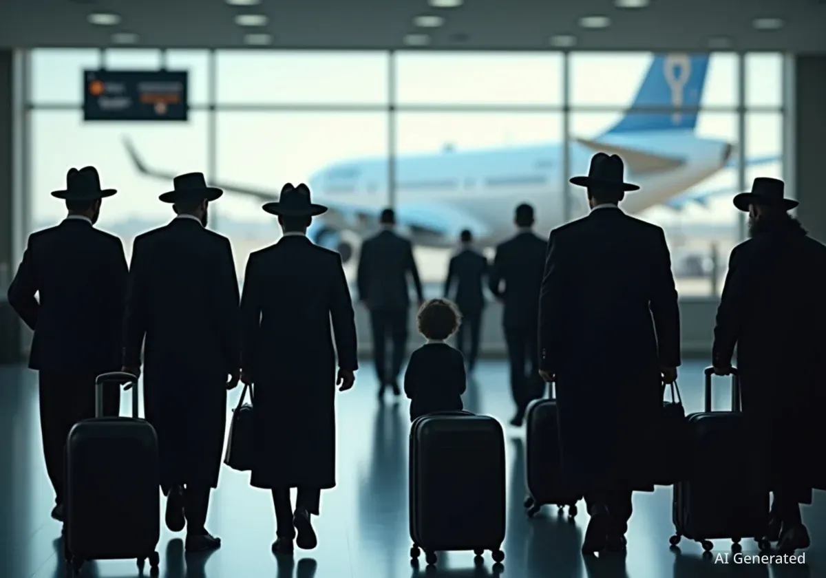 Israeli Airlines Arrange Flights for Uman Pilgrims