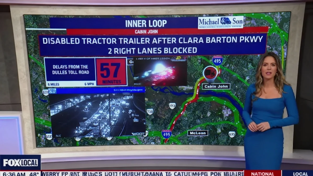 Washington D.C. Area Faces Severe Morning Commute Delays