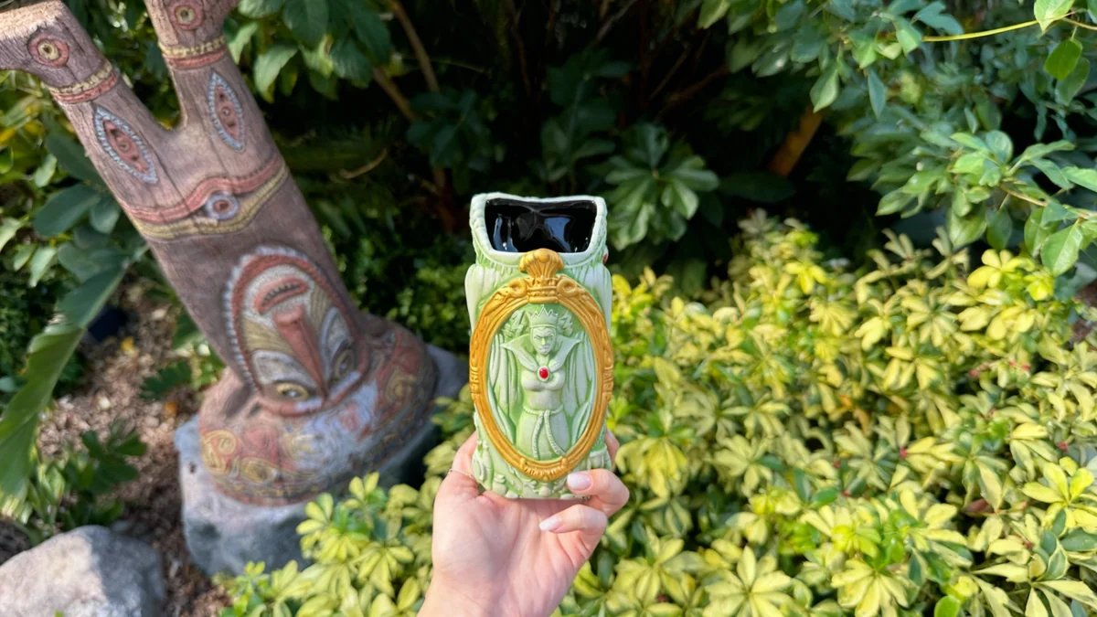 Green Evil Queen Tiki Mug Arrives at Disney