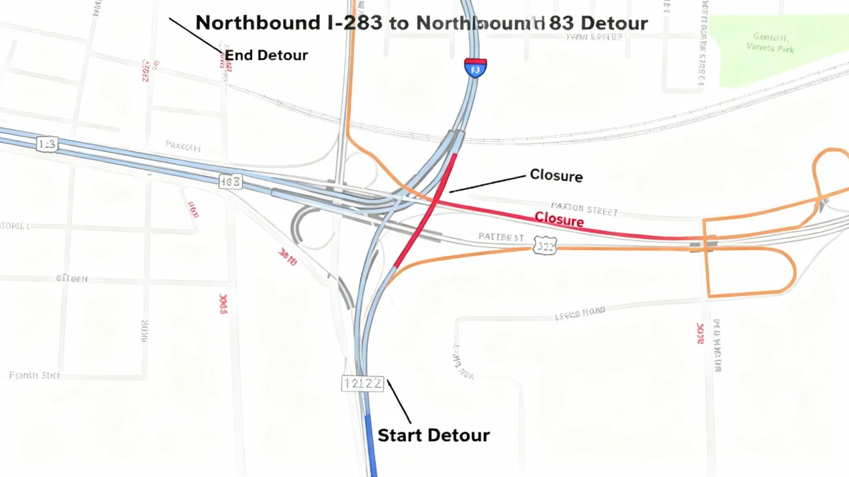 PennDOT Announces I-283, I-83 Bridge Repairs and Detours