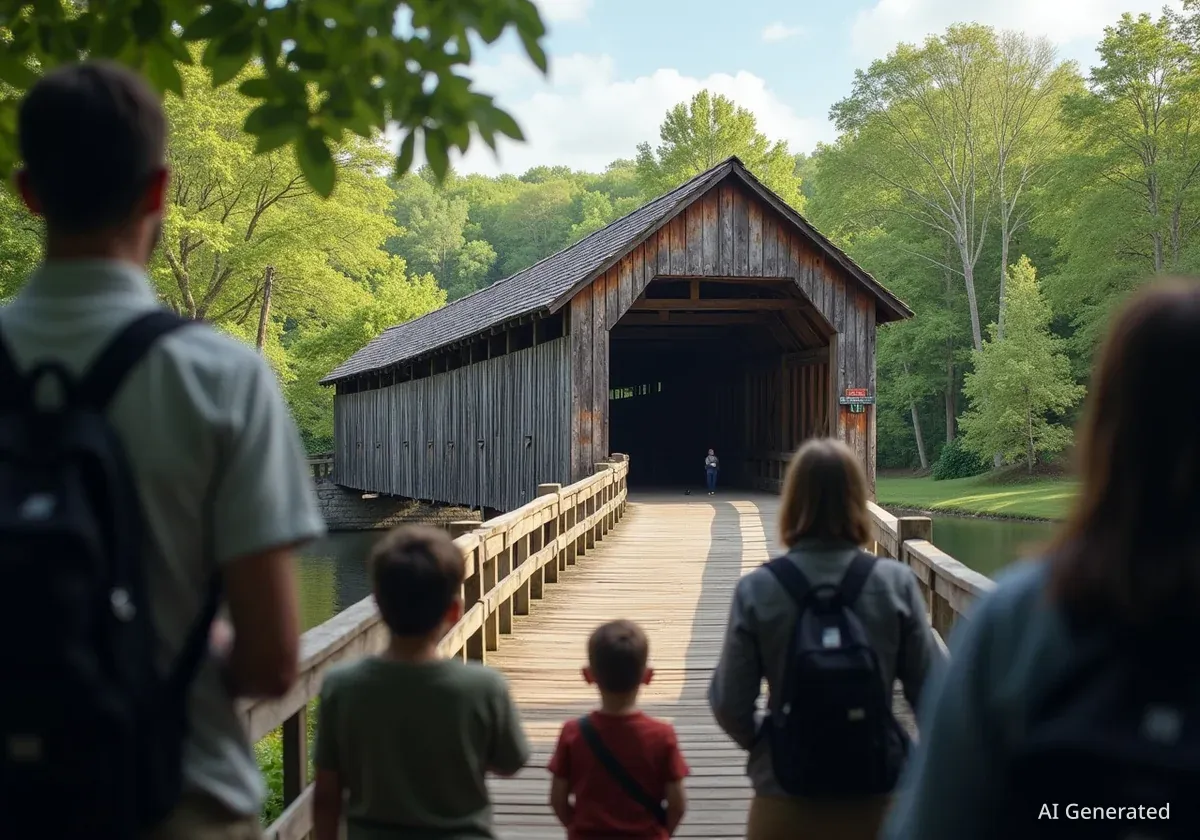 Hyde Hall Covered Bridge Marks 200 Years