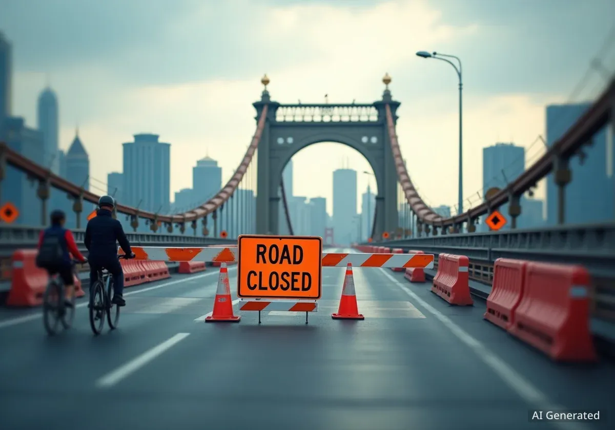 Portland's Broadway Bridge to Close for Six Months