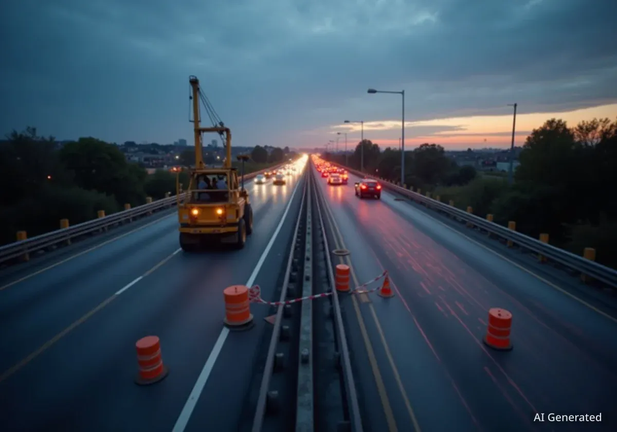Major I-64 Bridge Repairs in Charleston to Begin Monday