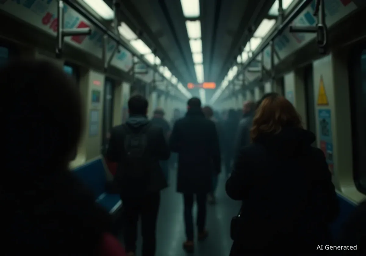 Subway Train Hits Object in Manhattan