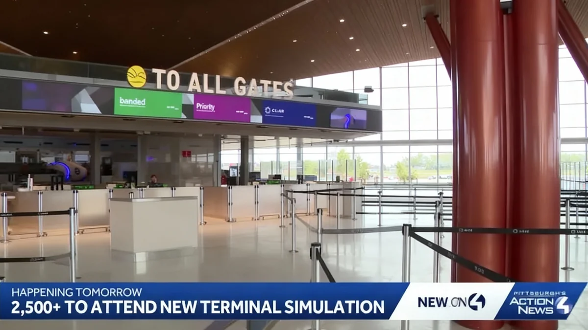 Pittsburgh Airport Tests New Terminal with 2,500 Volunteers