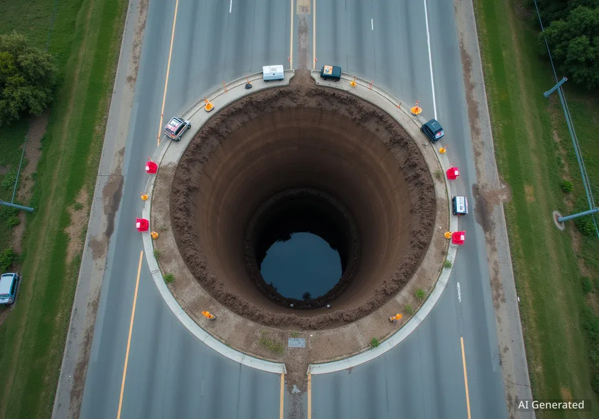 Winter Haven Road Closed After Large Tunnel Forms Underground