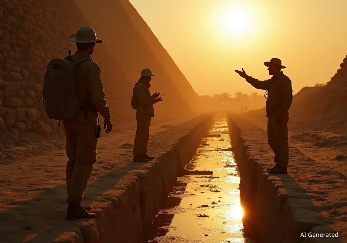 Researchers Propose Hydraulic Theory for Pyramid Construction