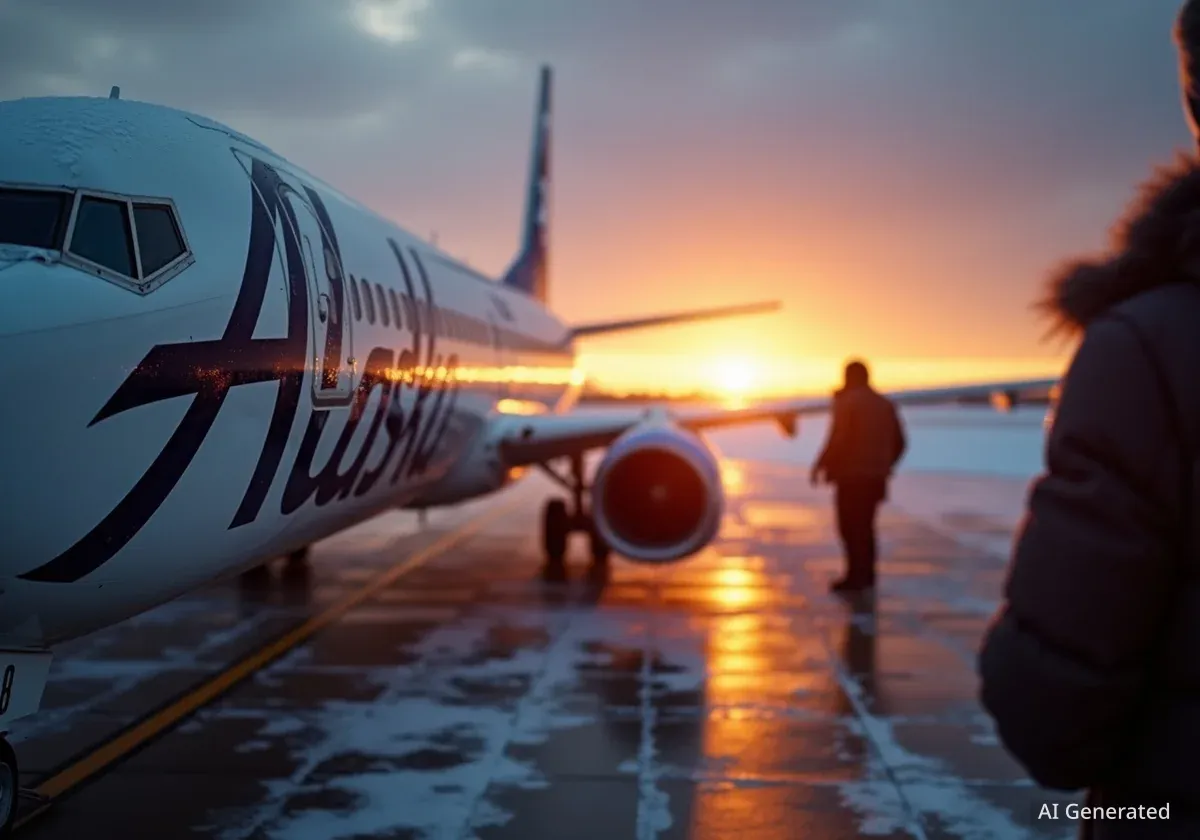 Alaska Airlines Boeing 737 MAX Winter Flight Plans