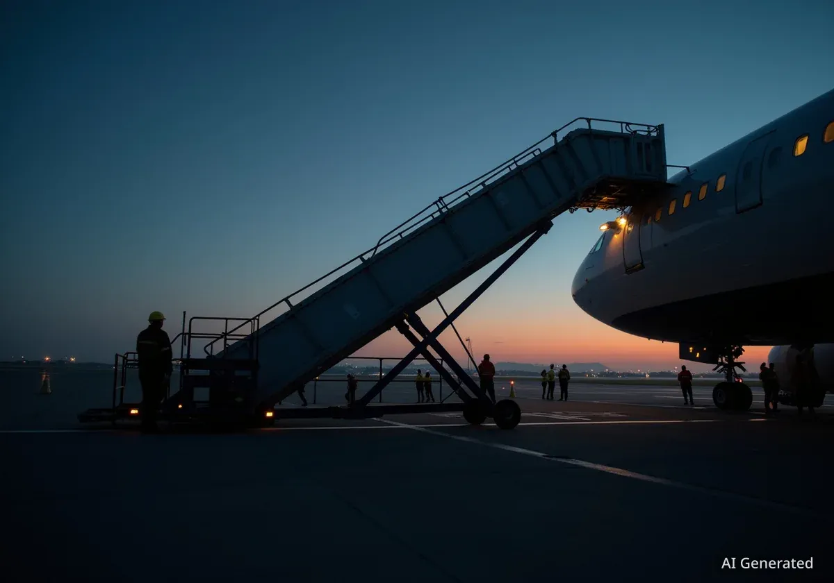 Delta Flight Attendant Accidentally Deploys Slide