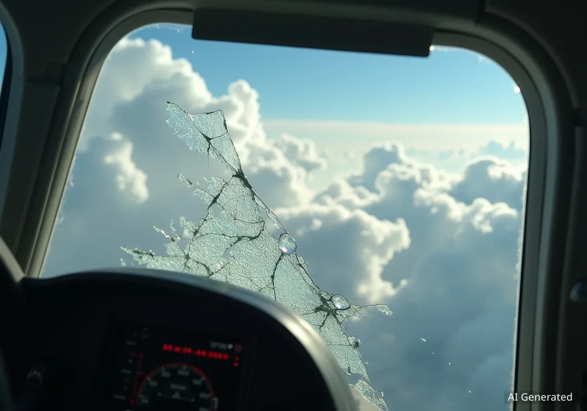 United Flight Diverts After Windshield Cracks Mid-Air