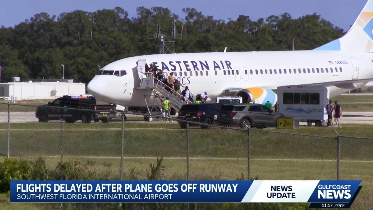 Eastern Airways Flight Veers Off Runway at RSW Airport