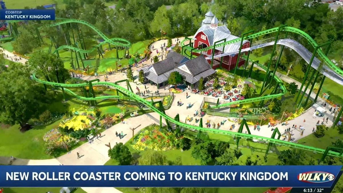 Kentucky Kingdom Unveils New Suspension Coaster