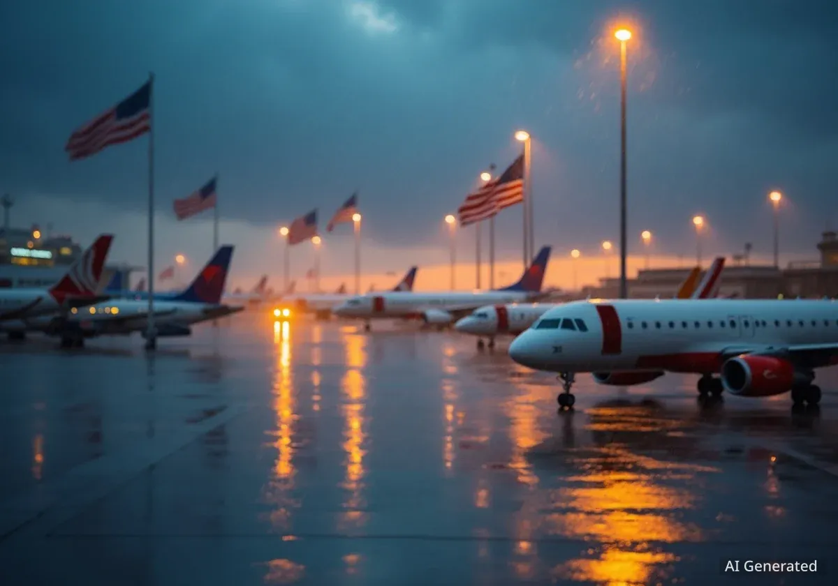 O'Hare Airport Ground Stop Due to High Winds