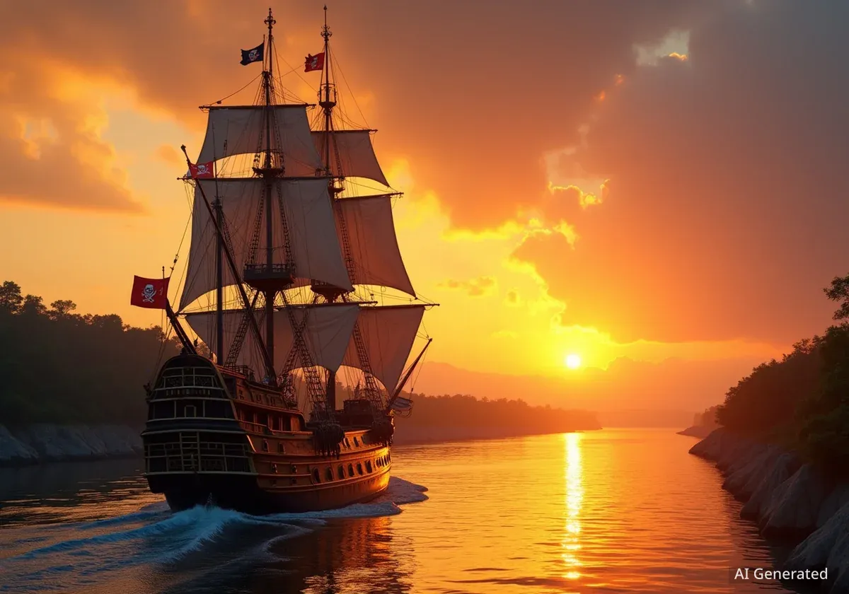 Jolly Roger Pirate Ship to Arrive in Puerto Vallarta