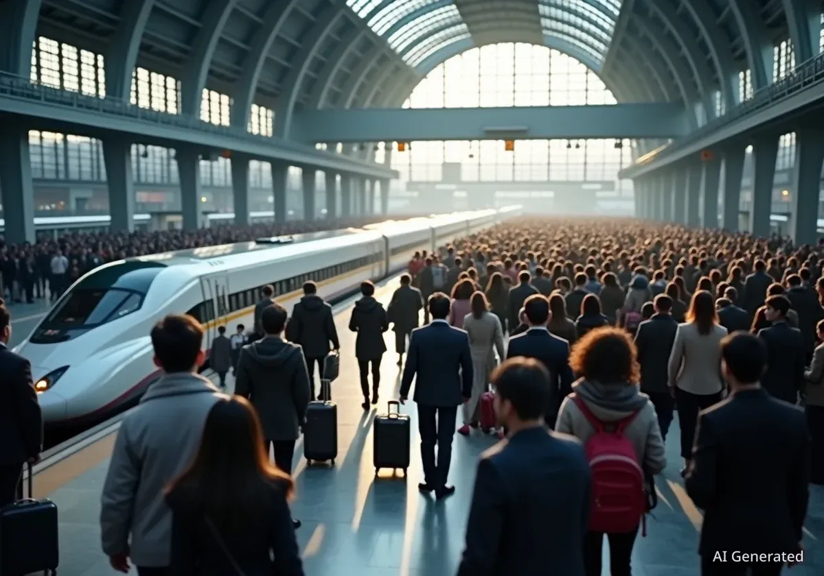 China Railway Trips Set New Record During Holiday