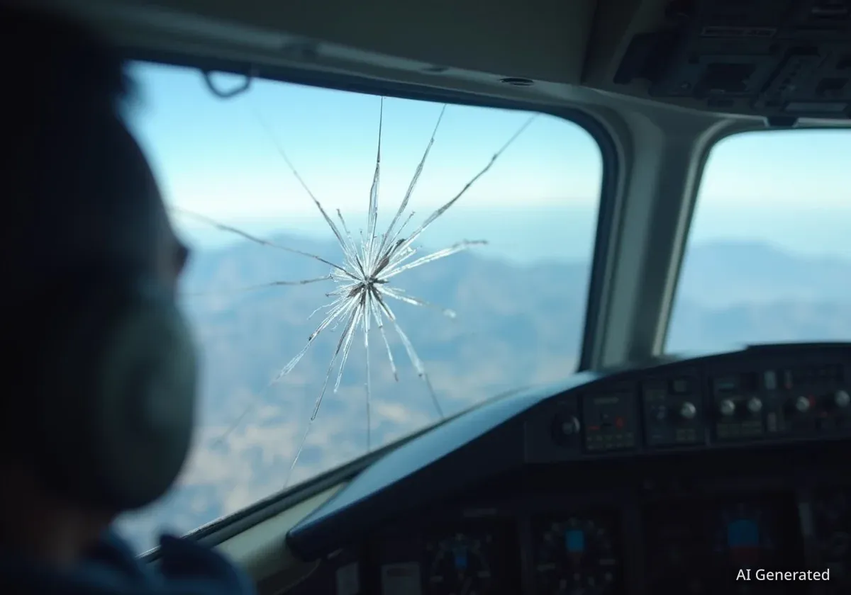 United Flight Diverts After Windshield Crack