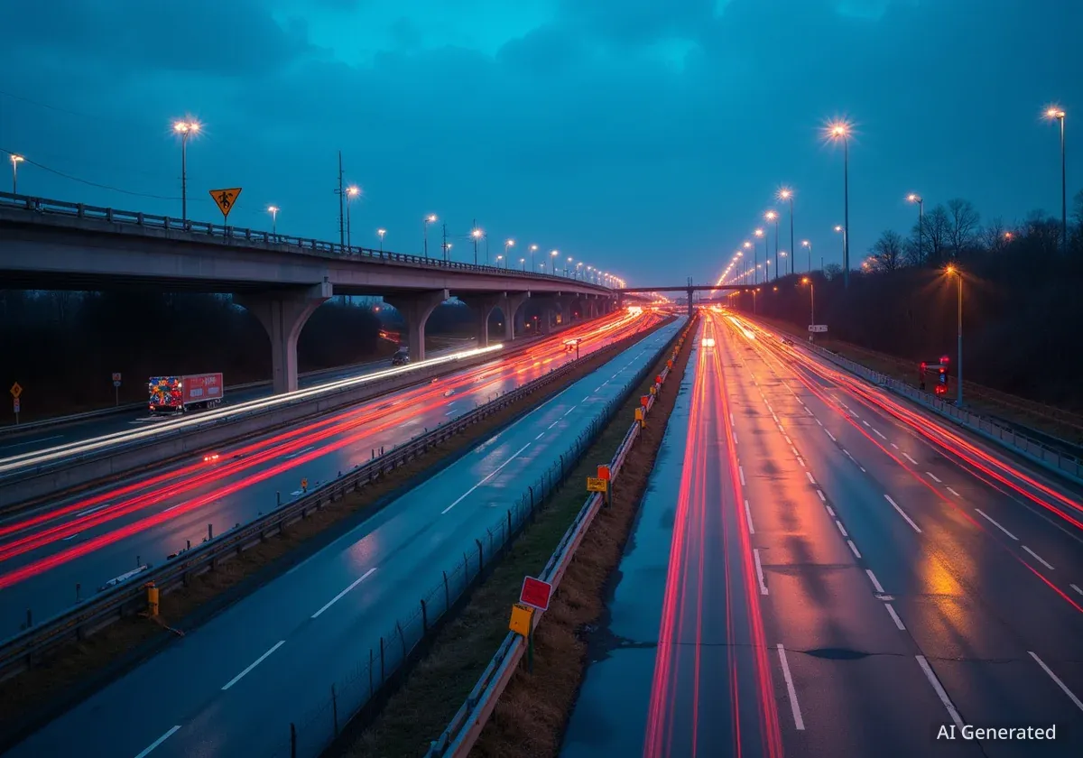 Indianapolis Interstate Lane and Ramp Closures