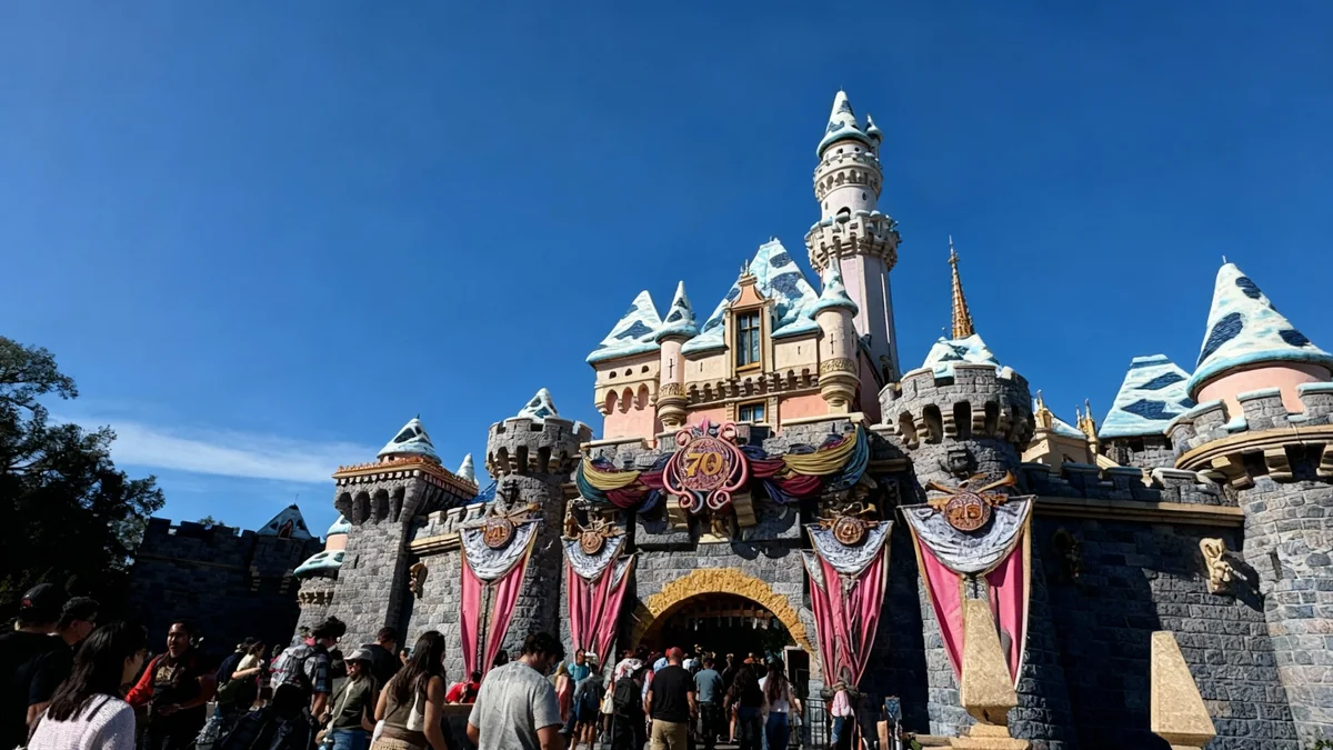 Disneyland Prepares for Holiday Season