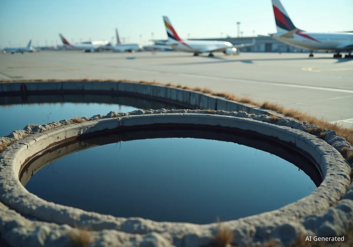 Jet Fuel Overflow Contained at Las Vegas Airport