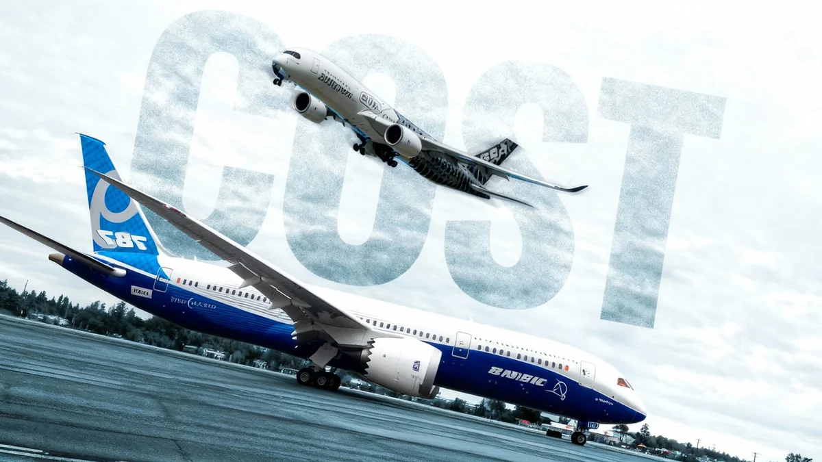 Boeing 787 vs. Airbus A350: A Cost Comparison