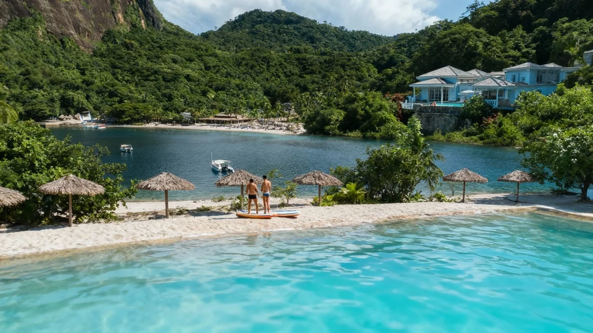 Sugar Beach in Saint Lucia Offers Unique Snorkeling